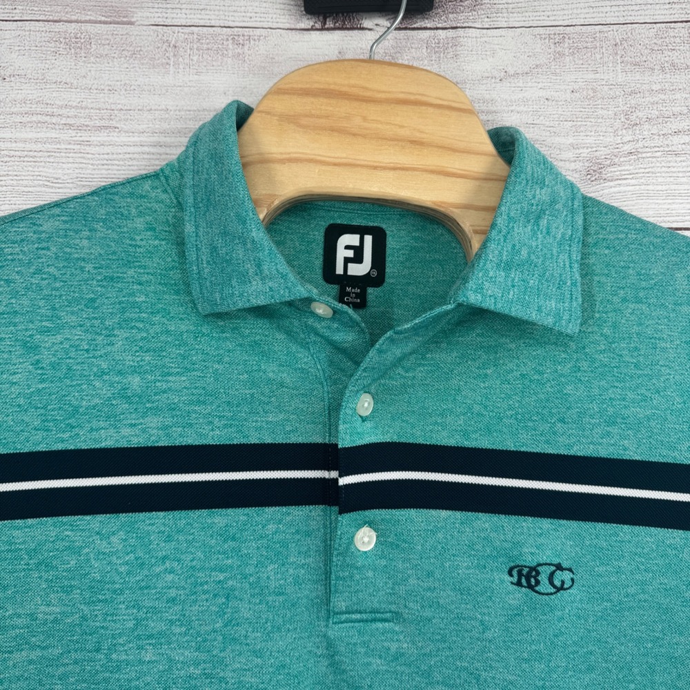 FootJoy Golf Polo Shirt Mens 2XL Performance Athletic‎ Striped XXL